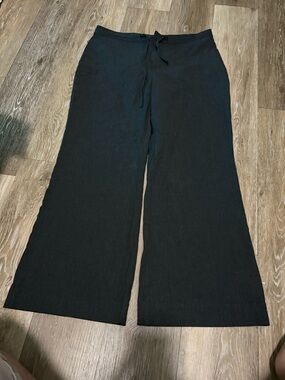 Old Navy Black Stretch Pants with Drawstring Waist